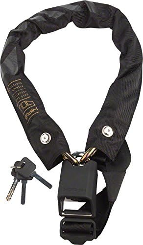 Hiplok GOLD, Kettenschloss, Unisex All Black 85cm Schliessumfang Single, All Black 85cm Schliessumfa