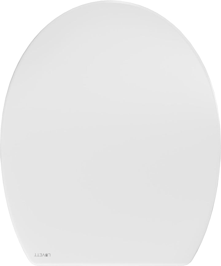 LUVETT® WC-Sitz inkl. 3 Edelstahl Montagelösungen & Absenkautomatik Softclose, Made in EU, antibakte