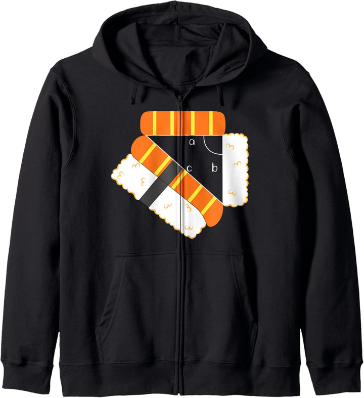 Math Geek Teacher Student Funny Pythagoras Nigiri Nerd Kapuzenjacke