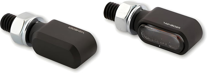Blinker Highsider CNC Light Little Bronx 3in1 Rücklicht Bremslicht schwarz getönt paar