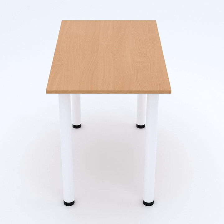 AKKE 60x40 | Esszimmertisch - Esstisch - Tisch mit weissen Beinen - Küchentisch - Bürotisch | BAYERI