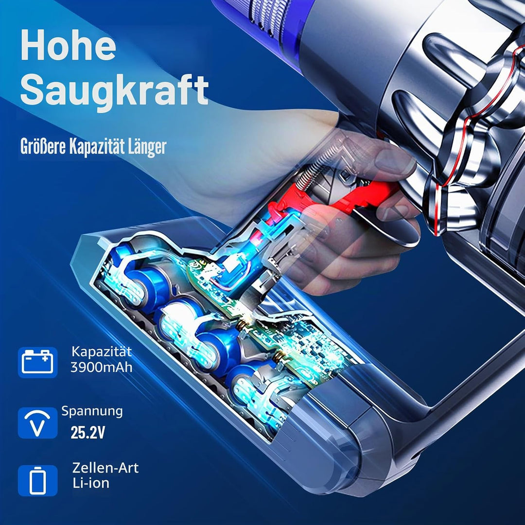 ARyee V10 Akku kompatibel mit Dyson V10 Animal V10 Absolute V10 Motorhead V10 Fluffy V10 Total Clean