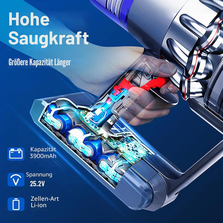 ARyee V10 Akku kompatibel mit Dyson V10 Animal V10 Absolute V10 Motorhead V10 Fluffy V10 Total Clean
