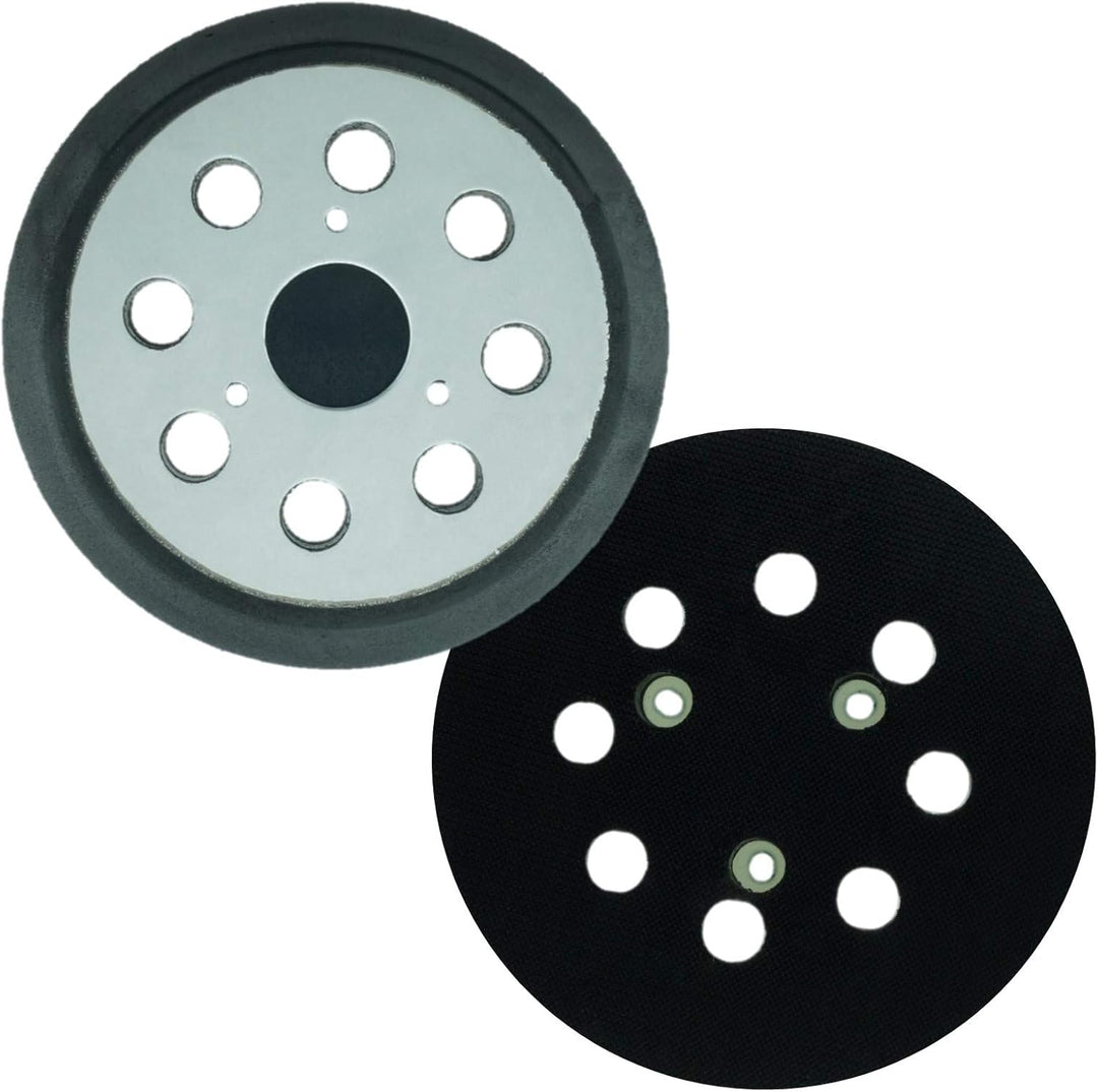 2 x SabreCut OSSCPD421MH_2 125mm mittelharter 8-Loch-Exzenterschleifer mit Klettverschluss kompatibe