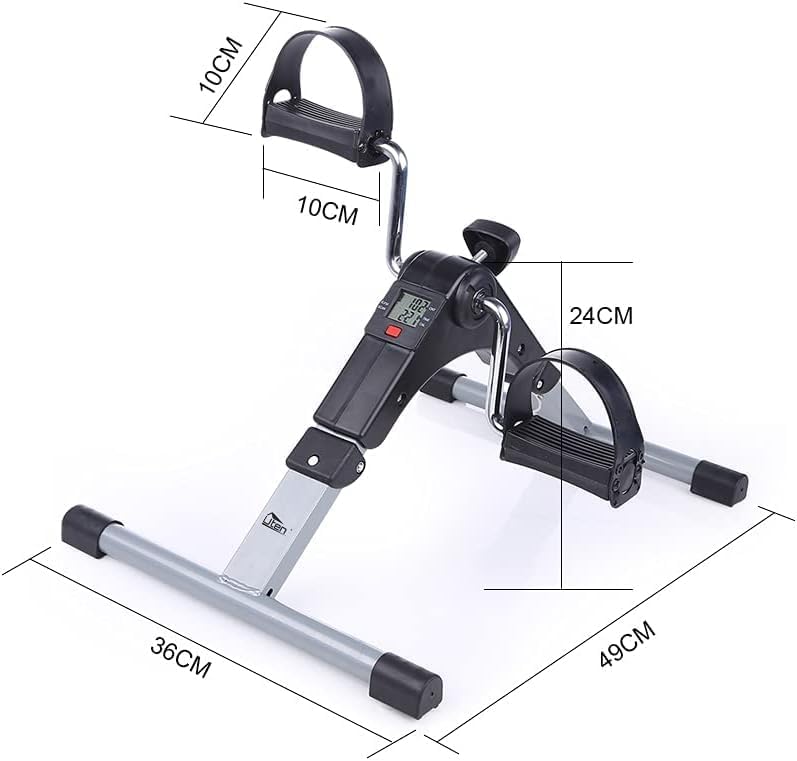 Mini Bike Trainer Pedaltrainer Heimtrainer Arm- und Beintrainer für Zuhause Elektrisch Klappbar Fahr