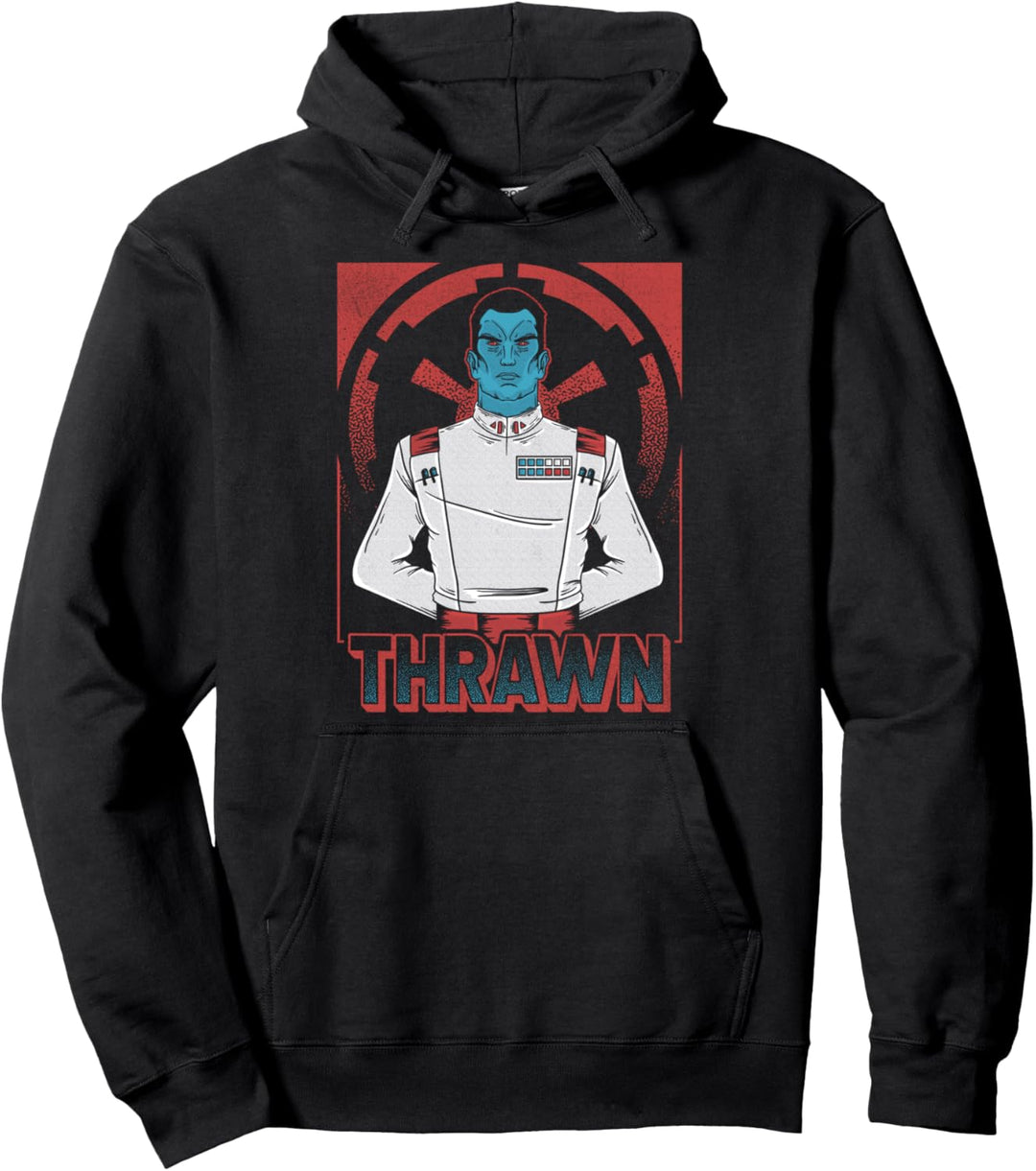 Star Wars Grand Admiral Thrawn Poster Pullover Hoodie