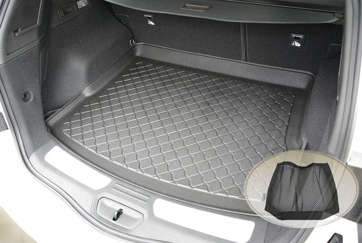 Z3291047 Gummierte Kofferraumwanne fahrzeugspezifisch + Klett-Organizer (Laderaumwanne, Kofferraumma
