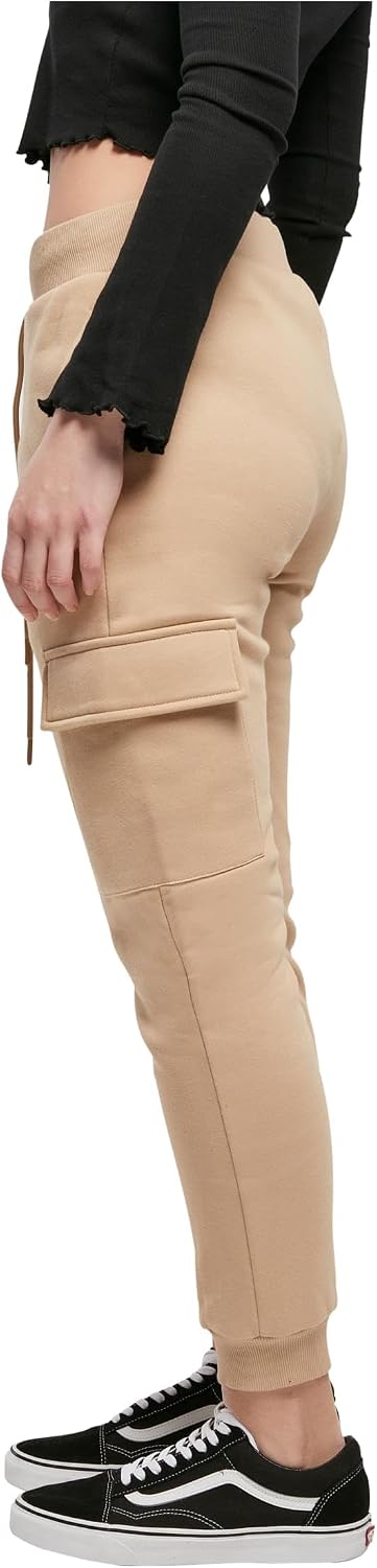 Urban Classics Damen Ladies Cargo Sweat Pants XL Unionbeige, XL Unionbeige