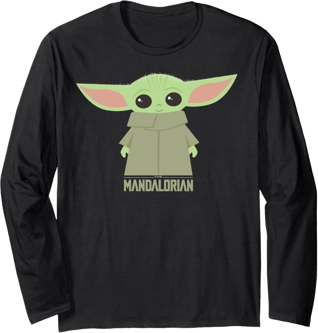 Star Wars The Mandalorian The Child Cute Cartoon Stance Langarmshirt