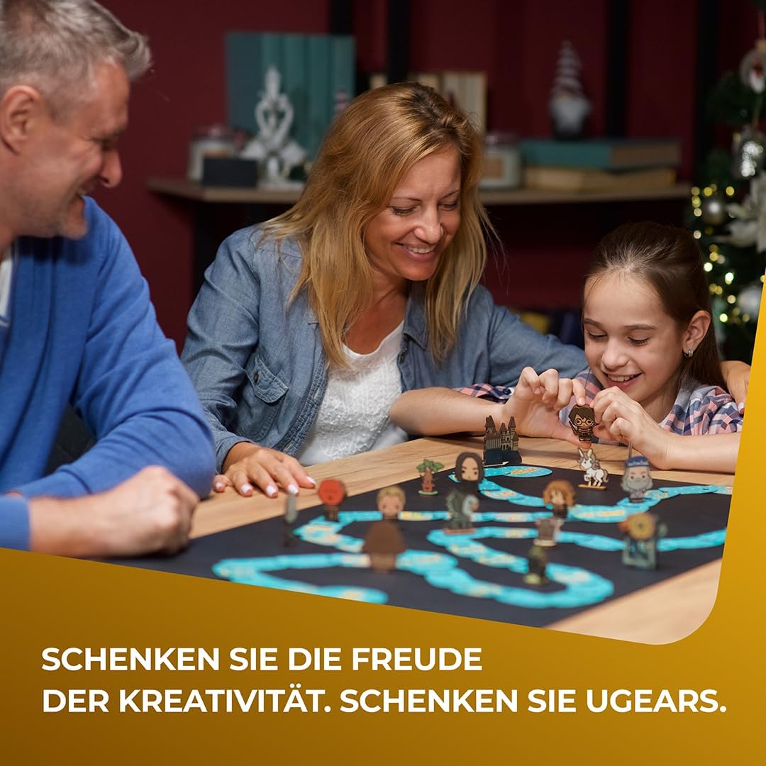 UGEARS Harry Potter Adventskalender 2025 – Road to Hogwarts Modellbausatz 3D holzpuzzle für Erwachse