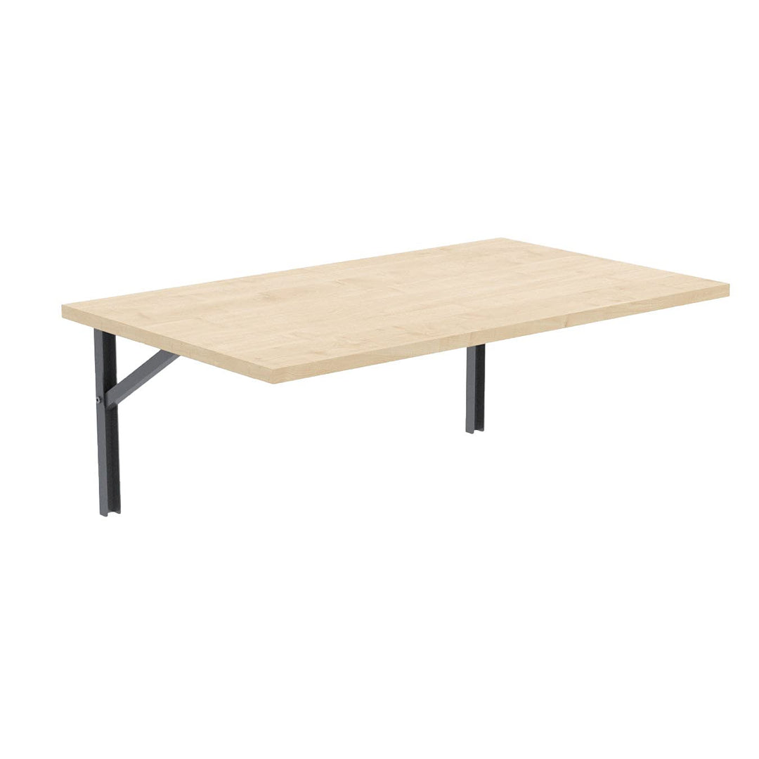 AKKE Klapptisch Wandklapptisch Esstisch - Klappbar Faltbar Platzsparend - Rechteckig - 90cm x 60cm -