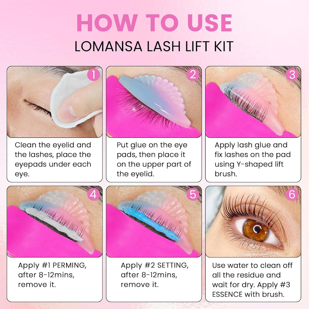 Wimpernlifting Set, Lash Lifting Set, Augenbrauen Lifting