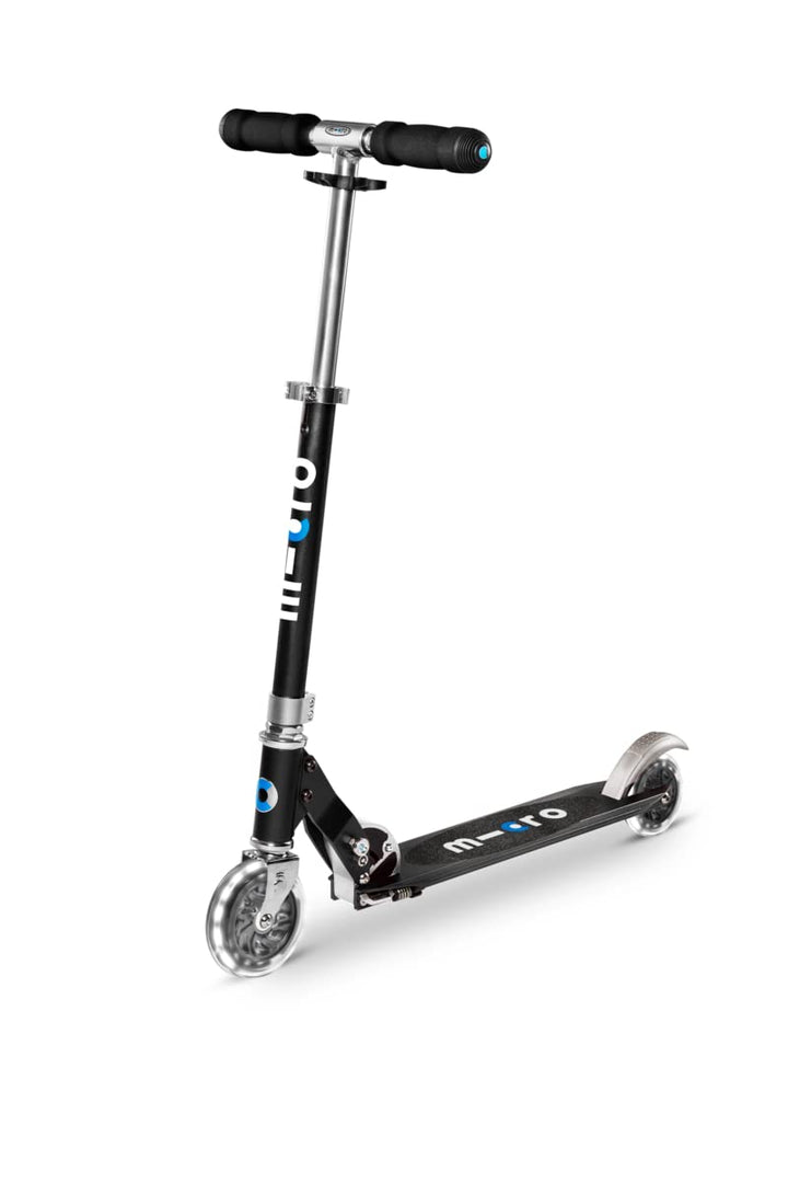 Micro Sprite LED Roller Jungen Mädchen 5-12 Jahre Schwarz, Schwarz