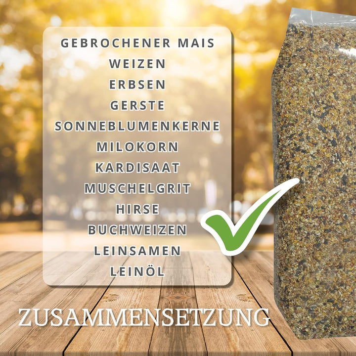 Meine Hennen, KÖRNER VITAL EXZELLENT Plus 30 kg. Premium Hühnerfutter und Wachtelfutter, Körnerfutte