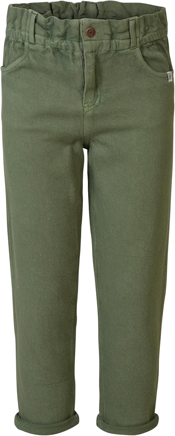 Noppies Mädchen Girls Pants Awenda Relaxed Fit Hose 116 Olivine - P681, 116 Olivine - P681