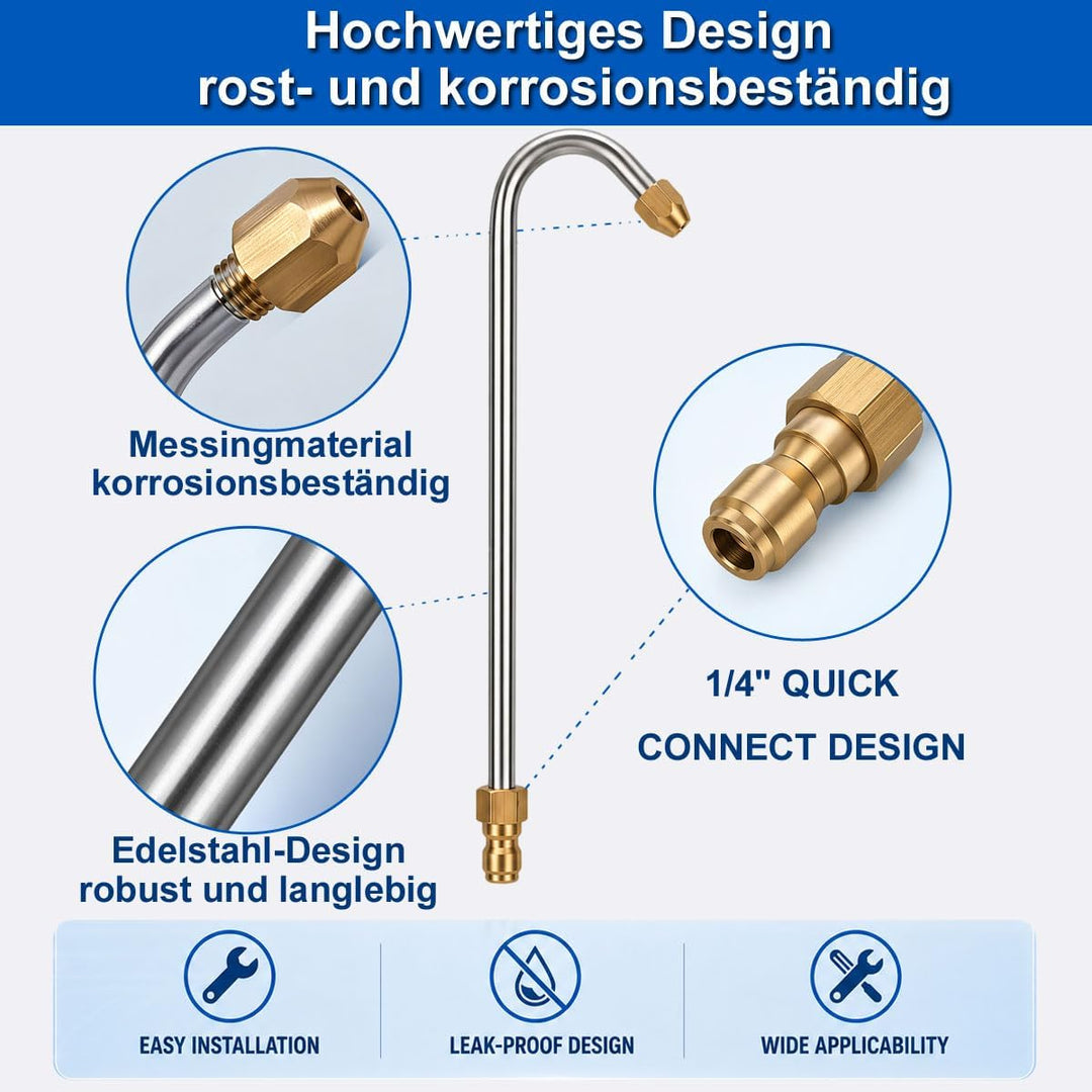 Verlängerungslanze für Kärcher K2-K7 Hochdruckreiniger aus Edelstahl