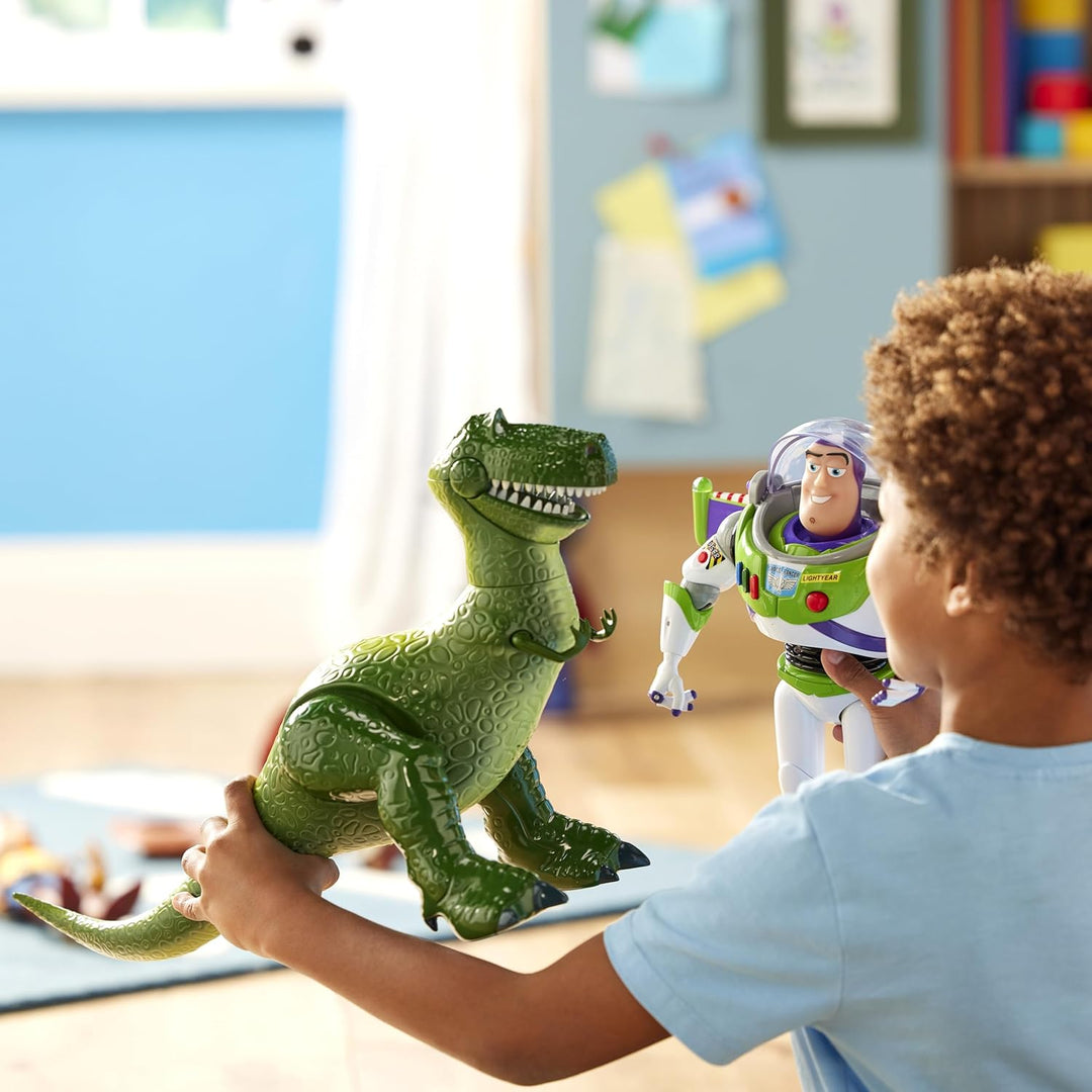 Disney Store Official - Pixars Toy Story - Rex - Interaktive sprechende Actionfigur - 34 cm/13" - T-