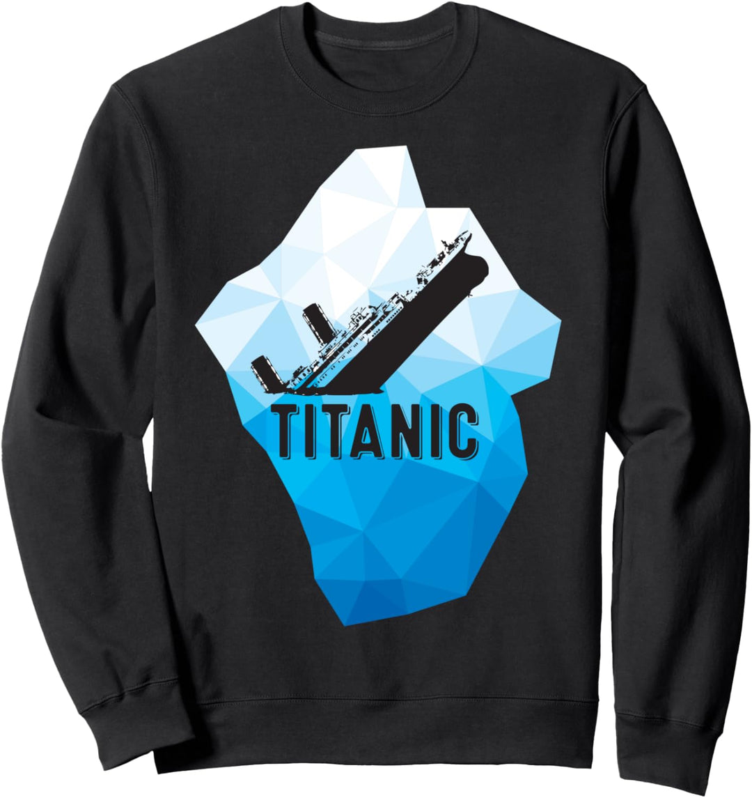 RMS Titanic Ship T-Shirt Geschenkidee Altes Design Titanic Sweatshirt