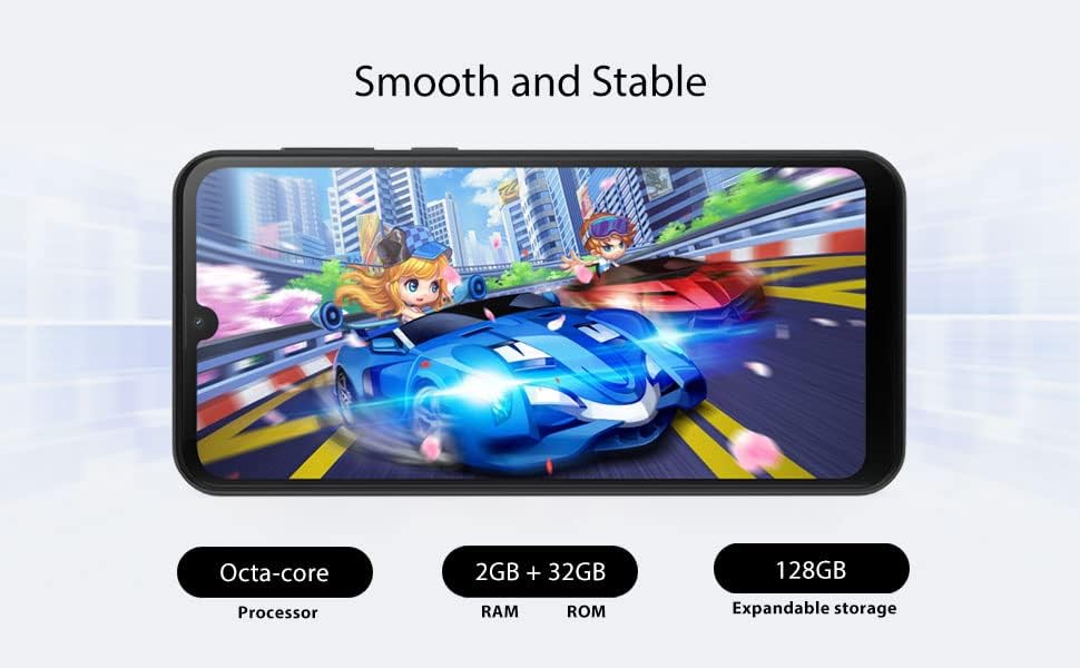 OSCAL C20 PRO Android 11 4G Smartphone Ohne Vertrag, Dual-SIM Handy, 6.08" HD+ Display, Unibody-Desi