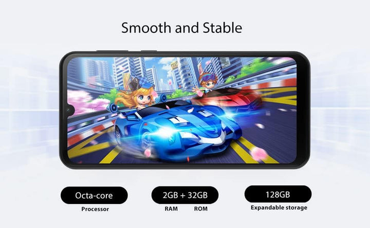 OSCAL C20 PRO Android 11 4G Smartphone Ohne Vertrag, Dual-SIM Handy, 6.08" HD+ Display, Unibody-Desi