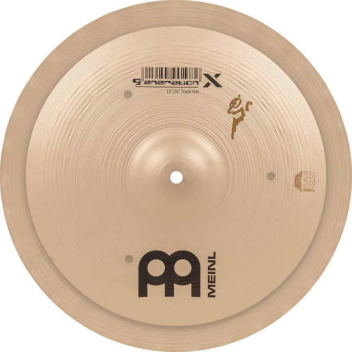 Meinl Cymbals GX-12/14TH Generation X Serie Trash Hat Beckenset Benny Greb Signature 30,5 cm (12 Zol