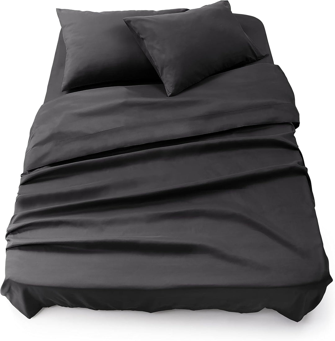 Blumtal® Bettlaken Set 3-teilig - OEKO-TEX zertifiziertes 3er Set - Spannbettlaken 160x200x30cm + Be