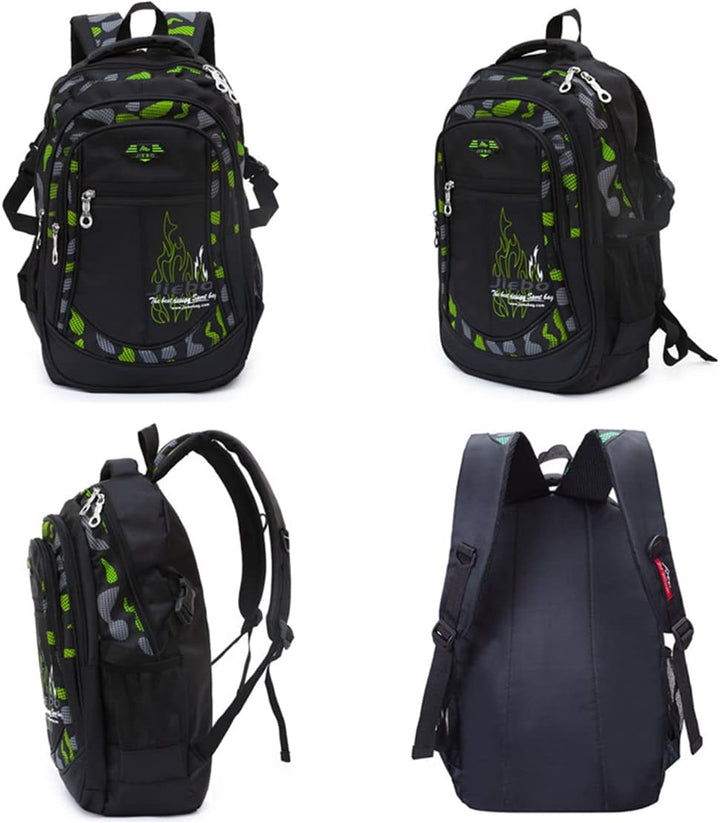 Jungen Schultasche Rucksack Teenager Schulrucksack Jugendliche Schule Daypacks Kinder Gross Schulran