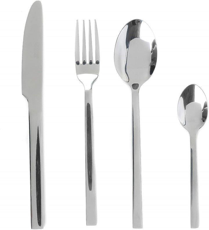 Russell Hobbs Besteckset 16-teilig, Edelstahl Besteck Set für 4 Personen, Vermont Besteckset Hochgla