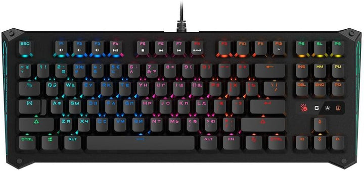 A4Tech Bloody B930A RGB 45991 Compact - TKL B930 – Orange Switch (taktil und klickend), Compact - TK