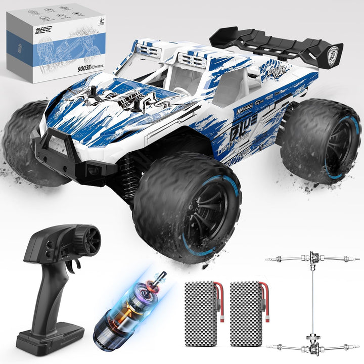 DEERC 9003E 1:14 RC-All-Terrain-Autos, 40 km/h Hochgeschwindigkeits-Offroad-RC-Truck, 4WD-Fernsteuer