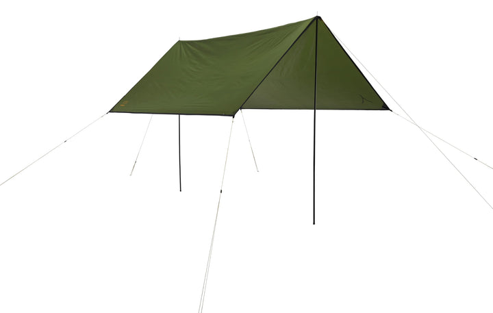 GRAND CANYON Zuni 3, 3 x 3m Multifunktion Tarp / Sonnensegel inkl. Stangen, Zeltplane, Wasserdicht,