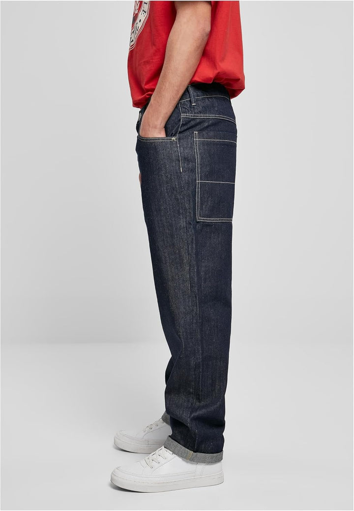 Southpole Herren Embroidery Denim Hose 30 Raw Indigo, 30 Raw Indigo