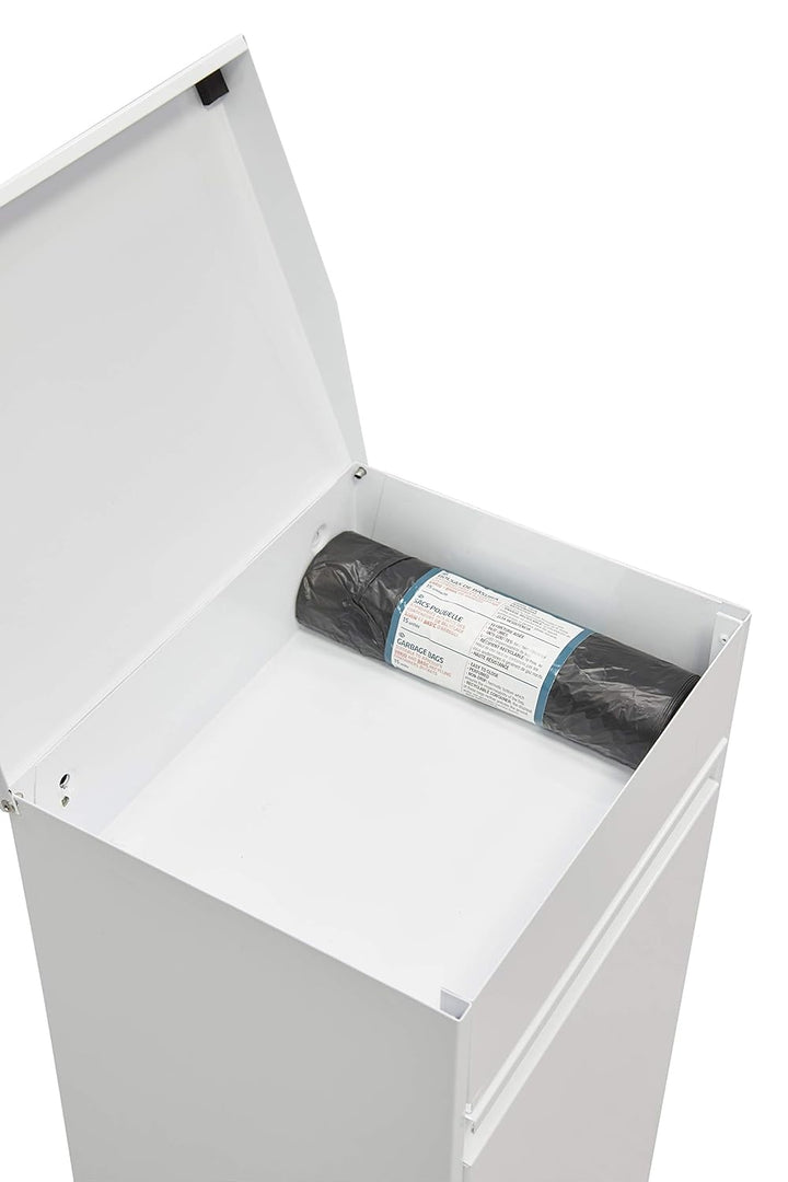 Arregui Top CR221-B Recycling Abfalleimer / Mülleimer aus Stahl mit Aufbewahrungsbox mit Deckel, Mül