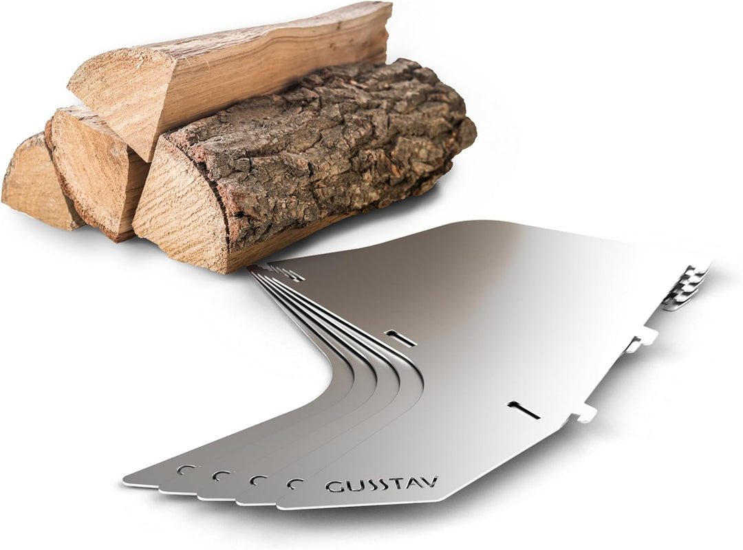 Design Camping Feuerschale aus Edelstahl | Faltbare Feuerstelle Outdoor, Camping, Garten | Mobile, d