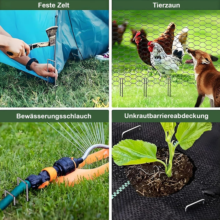 Amagabeli 2.7mm / 5KG Draht Verzinkt Weidezaundraht Garten Spanndraht Bindedraht Zaundraht Verzinkte