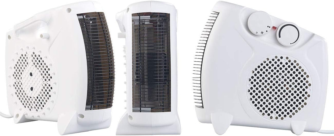 Sichler Haushaltsgeräte Heizgerät: Heizlüfter LV-190 mit 2 Heizstufen und Thermostat, 2.000 Watt (Ba