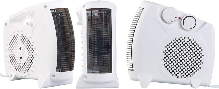 Sichler Haushaltsgeräte Heizgerät: Heizlüfter LV-190 mit 2 Heizstufen und Thermostat, 2.000 Watt (Ba