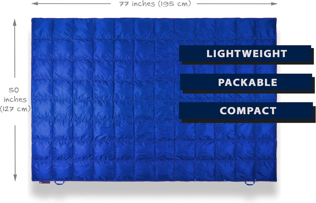 Get Out Gear Double Puffy Campingdecke – Extra Puffy, Packbar, Leicht und Warm | Ideal für Outdoor,
