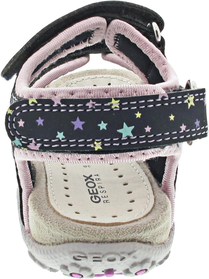 Geox Mädchen Jr Roxanne B Sandalen 28 EU Navy Pink, 28 EU Navy Pink