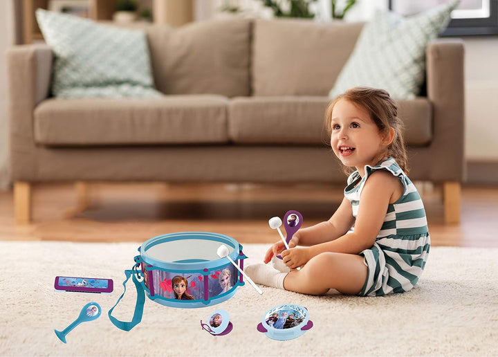 Lexibook K360FZ Eiskönigin Musik Set mit 7 Instrumenten in Disney Frozen Design, Blau, Frozen