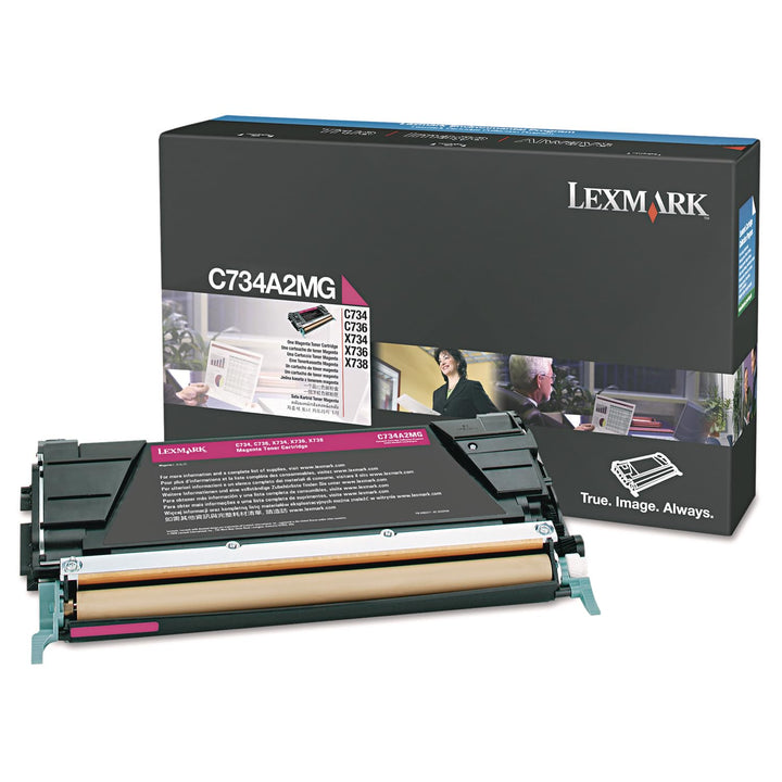 Lexmark C734A2MG C734, X734 Tonerkartusche 6.000 Seiten, magenta, Magenta