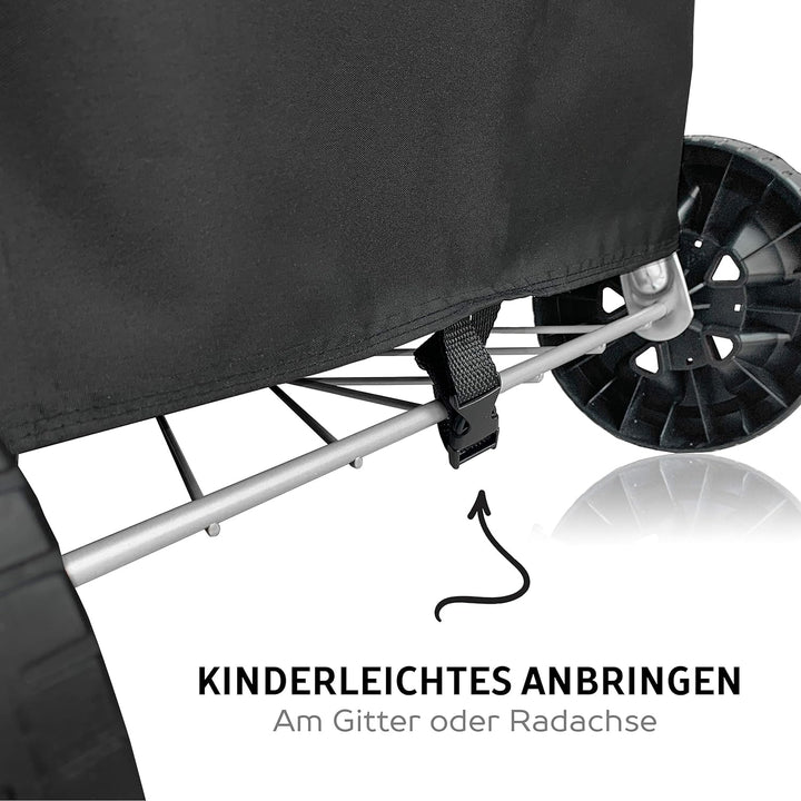 AMZBBQ® Premium Grillabdeckung, wasserdichte Grillhaube für Ihren Kugelgrill, 100% Wetterfeste und U