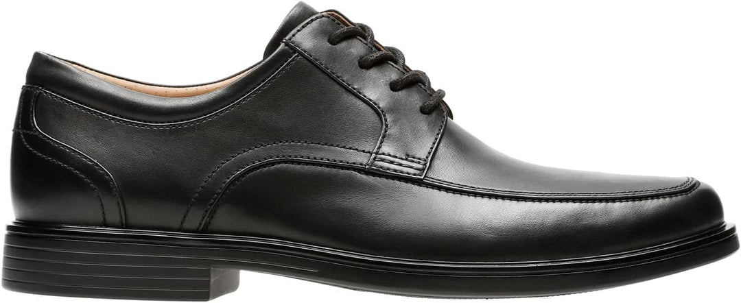 Clarks Herren Un Aldric Park Derbys 39.5 EU Black Leather, 39.5 EU Black Leather