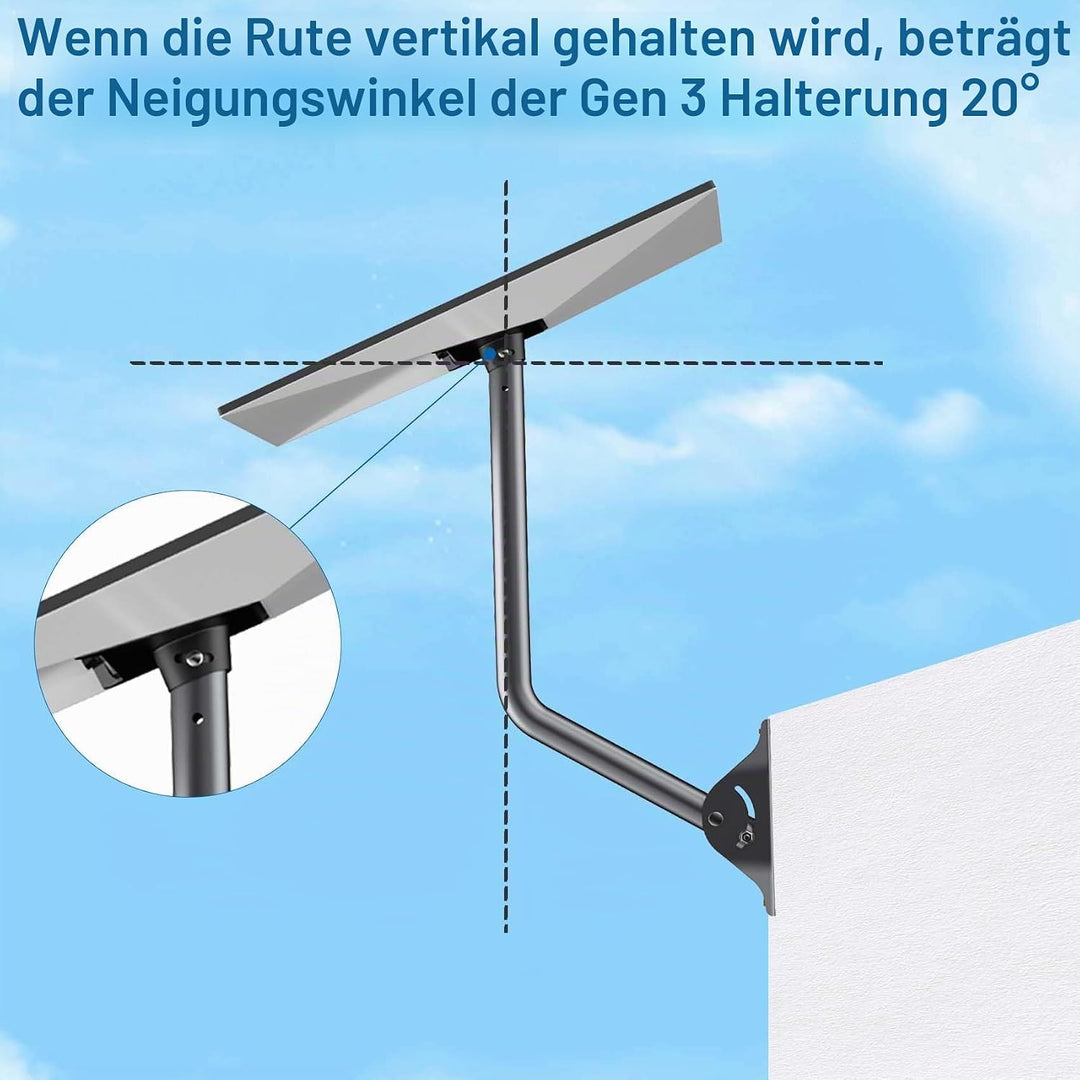 Gen 3 Halterung für Starlink, verstellbares Montageset, kompatibel mit V3 Starlink Standard Dish, Wa