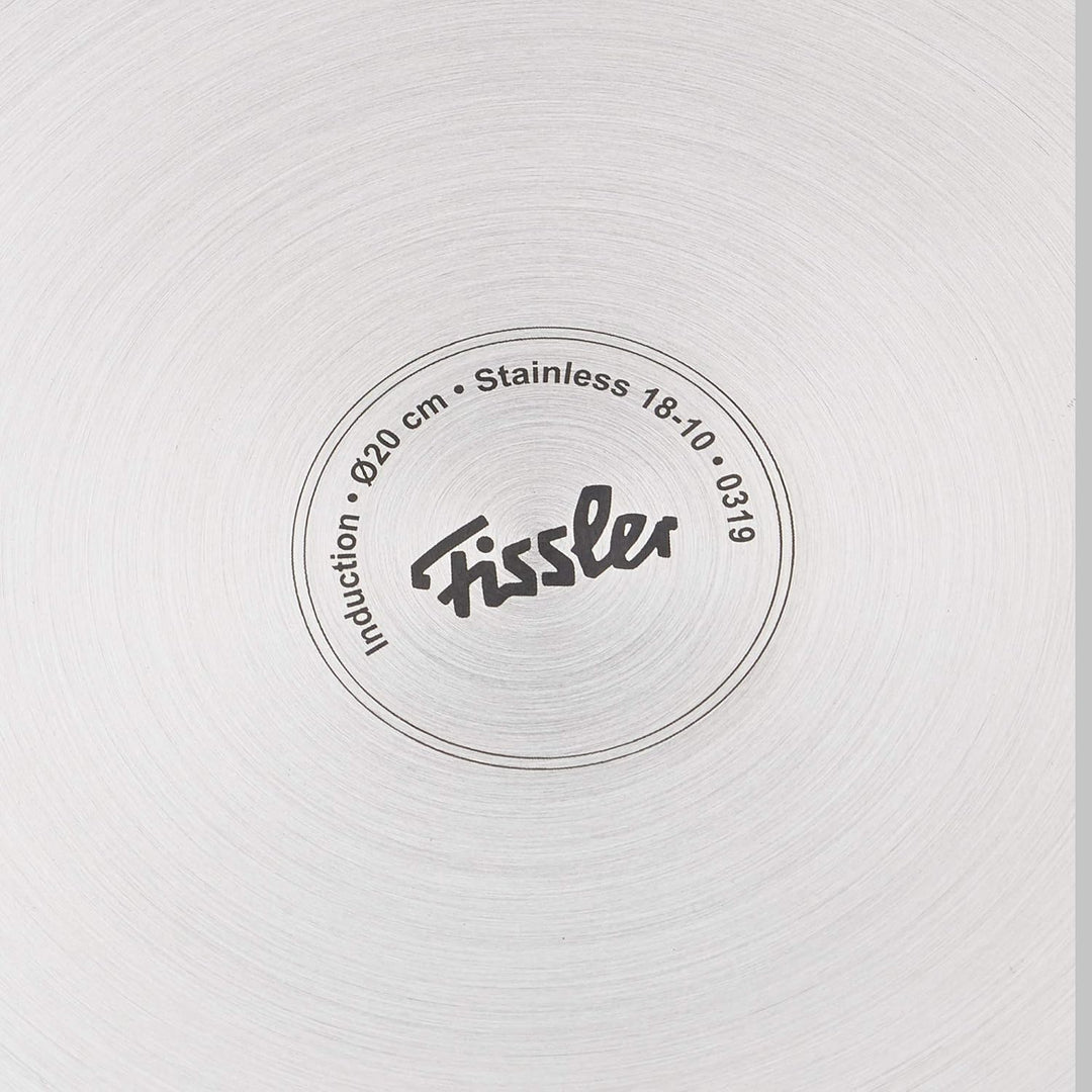 Fissler Copenhagen/Edelstahl-Topfset, 4-teilig, Kochtopf-Set, Töpfe mit Glas-Deckel, 3 Kochtöpfe, 1