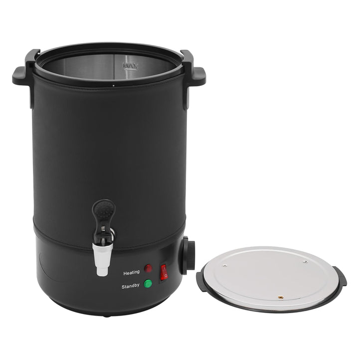 HUOMMGS Wachsschmelztopf mit 30-110℃ Temperatur Einstellbar, Deckel Edelstahl Wachsschmelzer Elektri