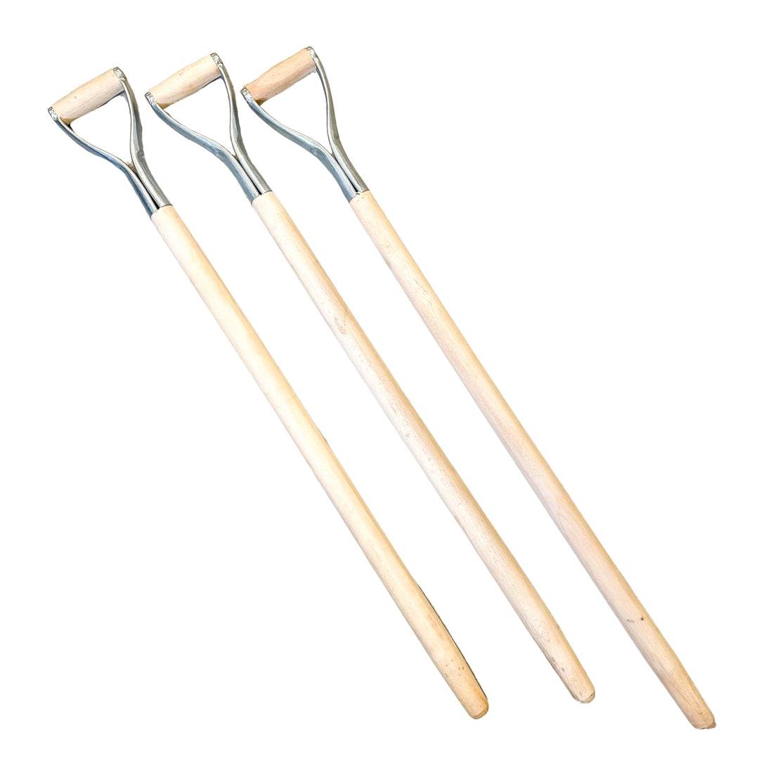 pokm toolsmarket - Holzstiele mit Metal, Schaufelstiel, Holzstiel, D Griff Für Spaten, Spatenstiel a