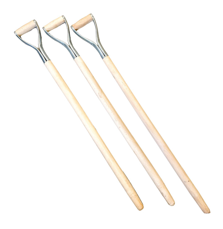 pokm toolsmarket - Holzstiele mit Metal, Schaufelstiel, Holzstiel, D Griff Für Spaten, Spatenstiel a