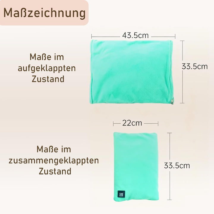 Handwärmer Elektrisch, Beheizbare Handschuhe mit 10000mAh Akku, Taschenwärmer wiederverwendbar 3 Hei