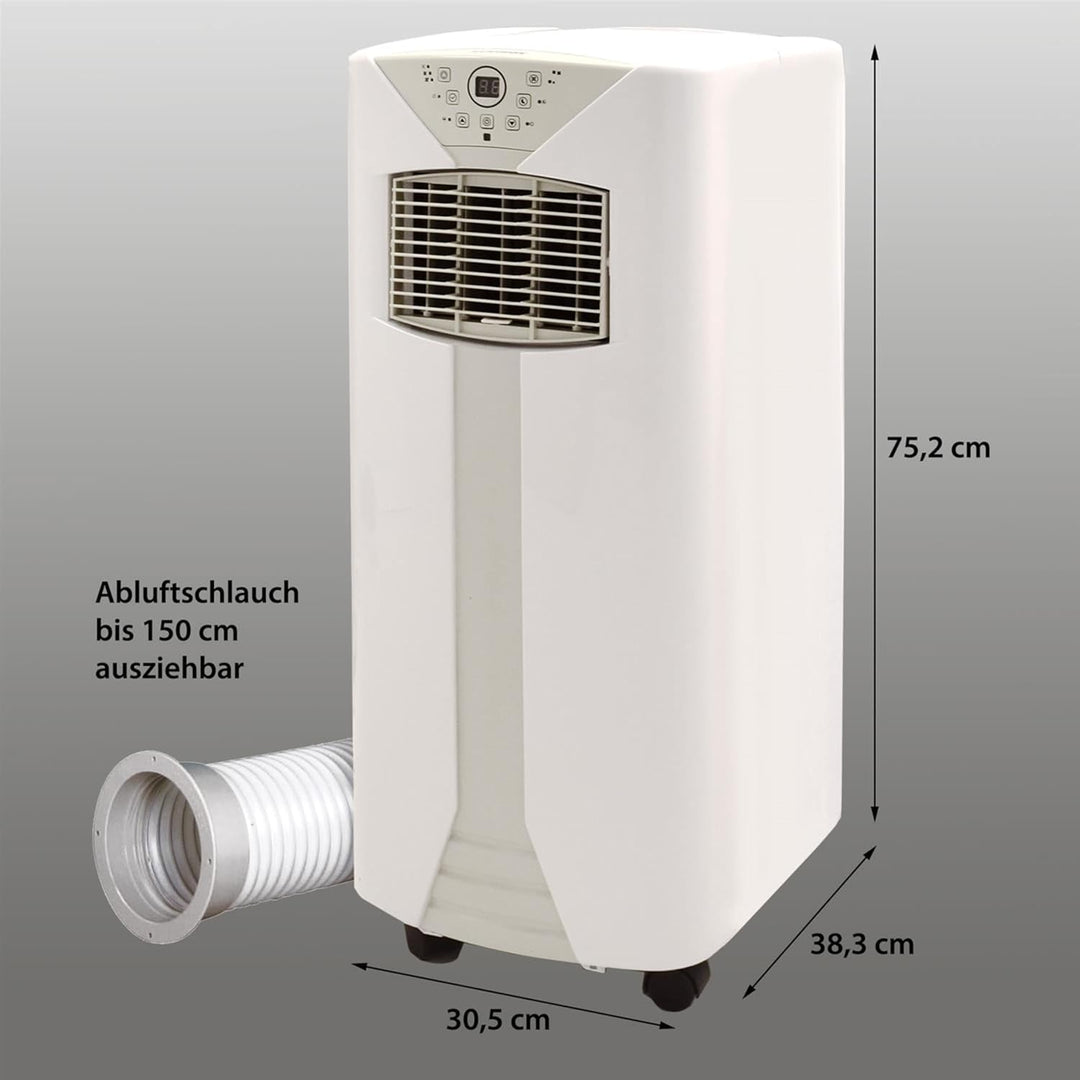 Syntrox 9000 BTU Mobiles Klimagerät Fresco | Mobile Klimaanlage | Luftentfeuchter, mit Fernbedienung